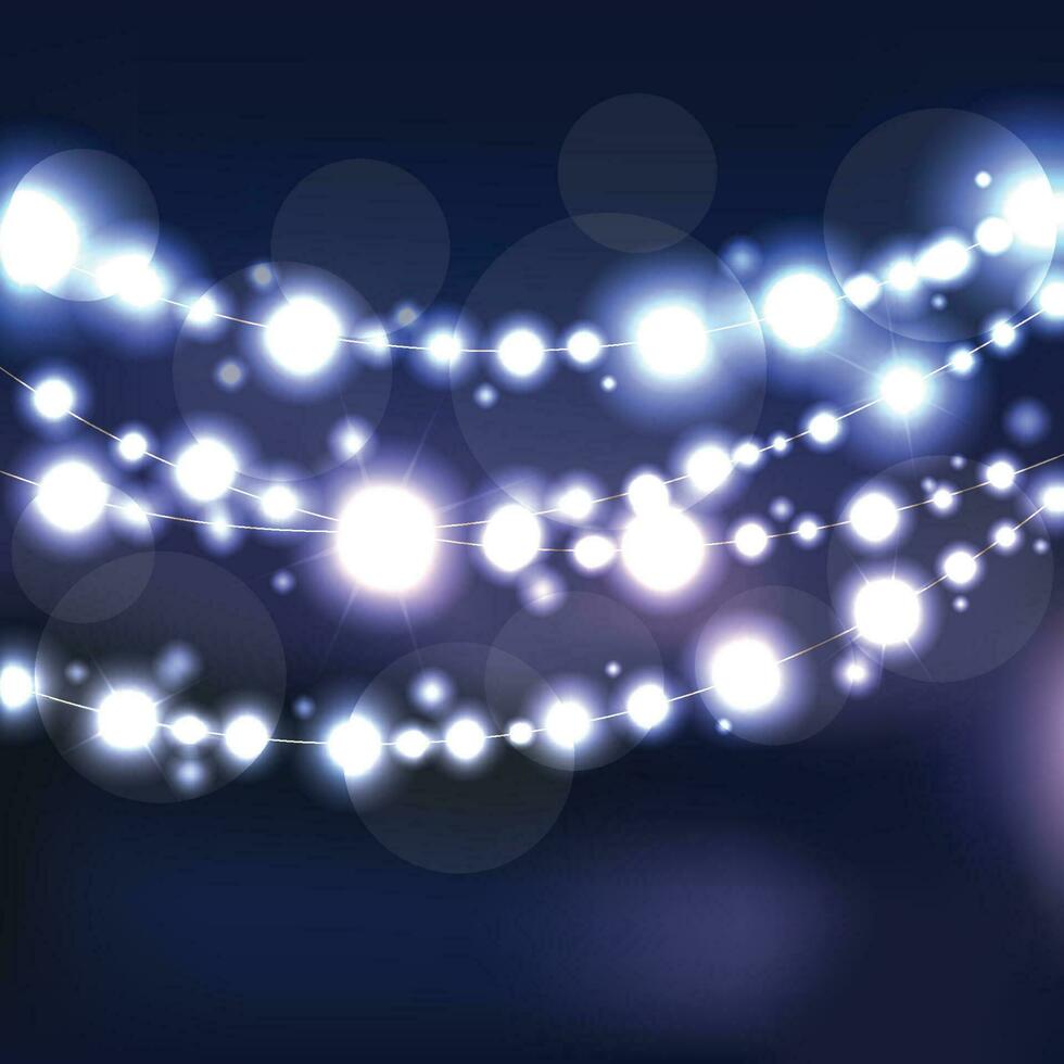 Fairy Light Effect Background vector