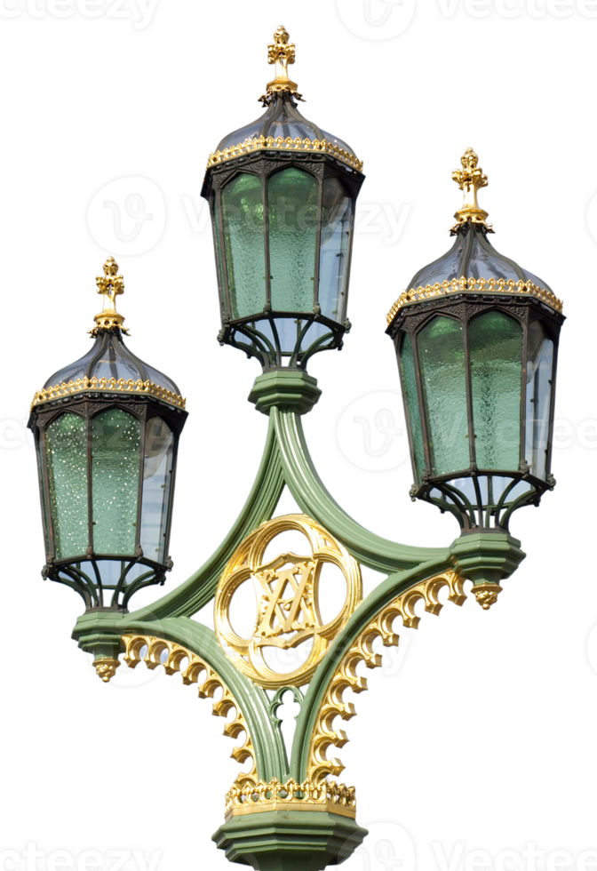 retro street lamp transparent PNG