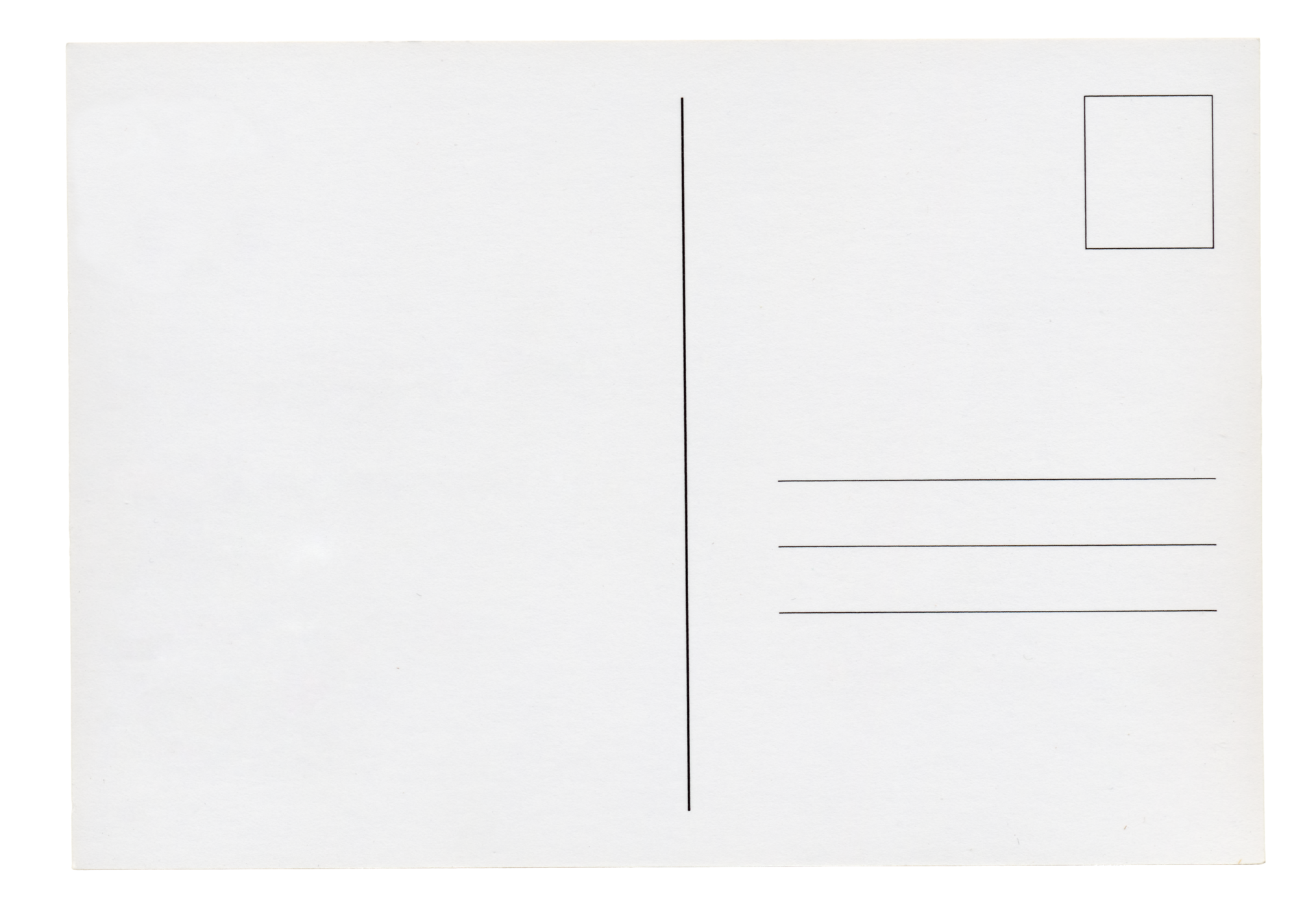 Blank postcard transparent png 23225076 png