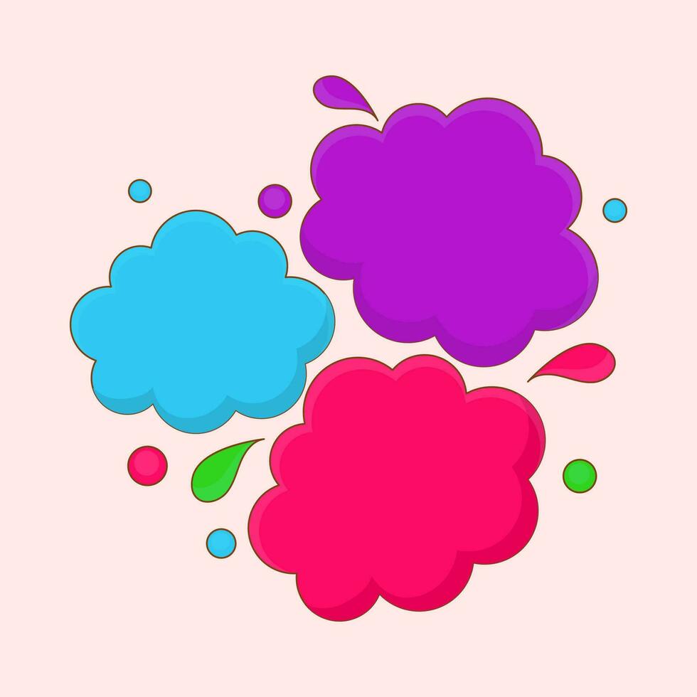 Abstract Color Splash Background vector