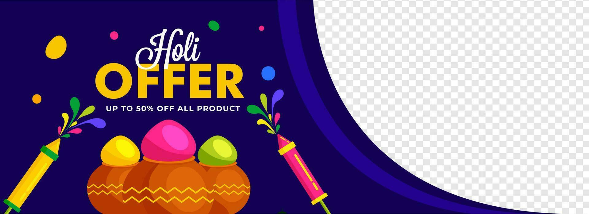 Indian festival of colours, Happy Holi Concept. vector