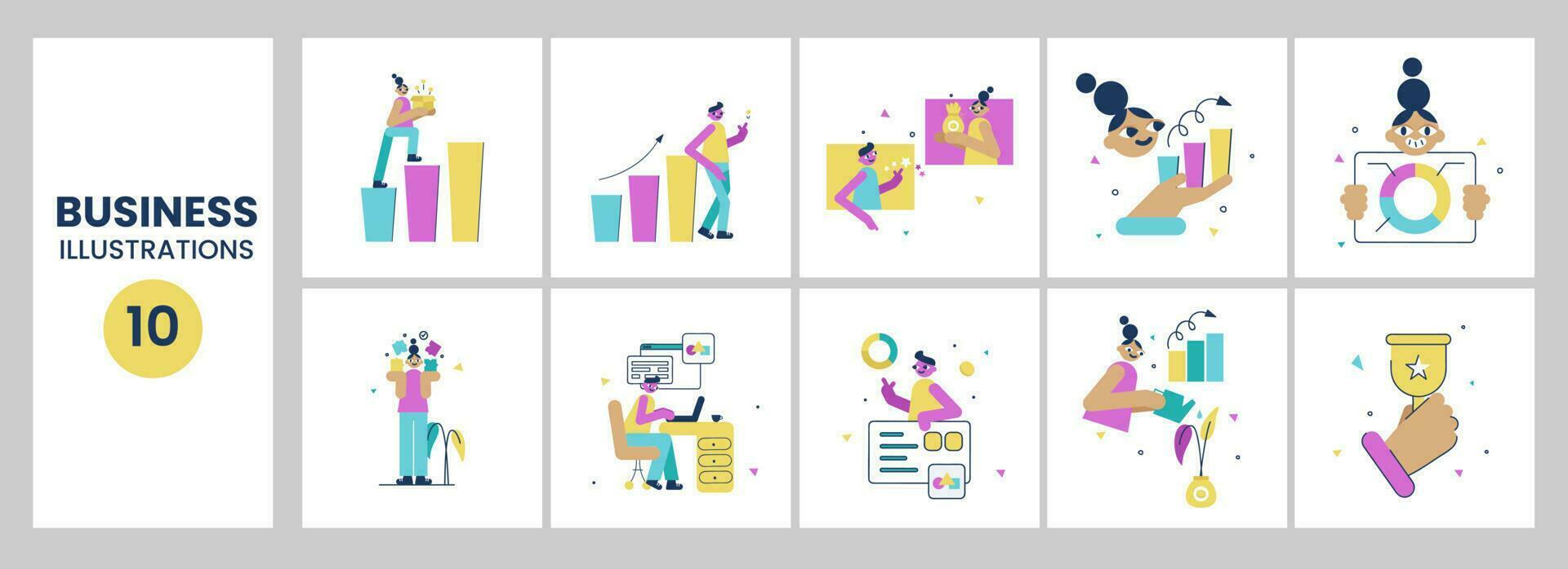Vector Illustration Set Of Business Infographic Concept With Office Employees Against White Background.