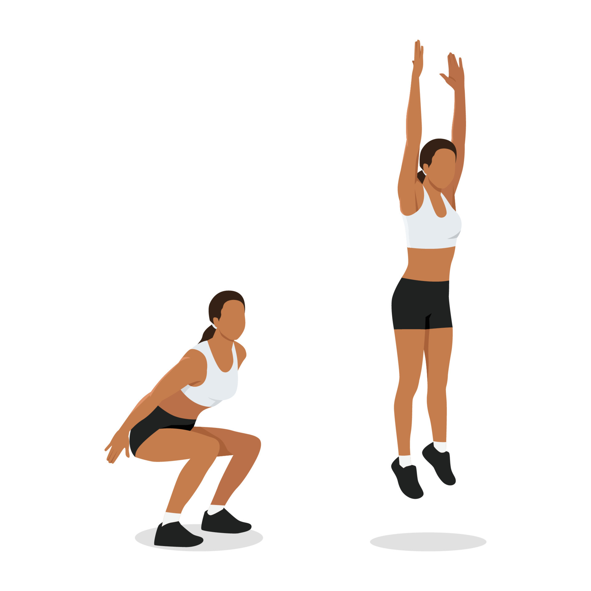 Jump Squat  Illustrated Exercise Guide