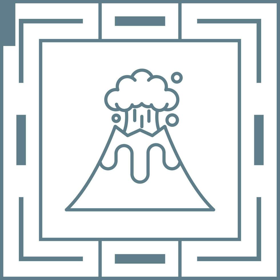 Volcano Vector Icon