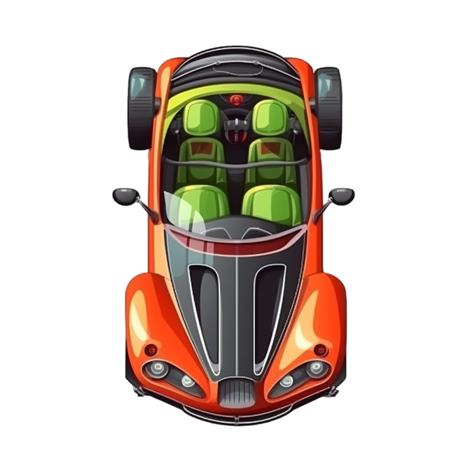 Cartoon Car Roadster png