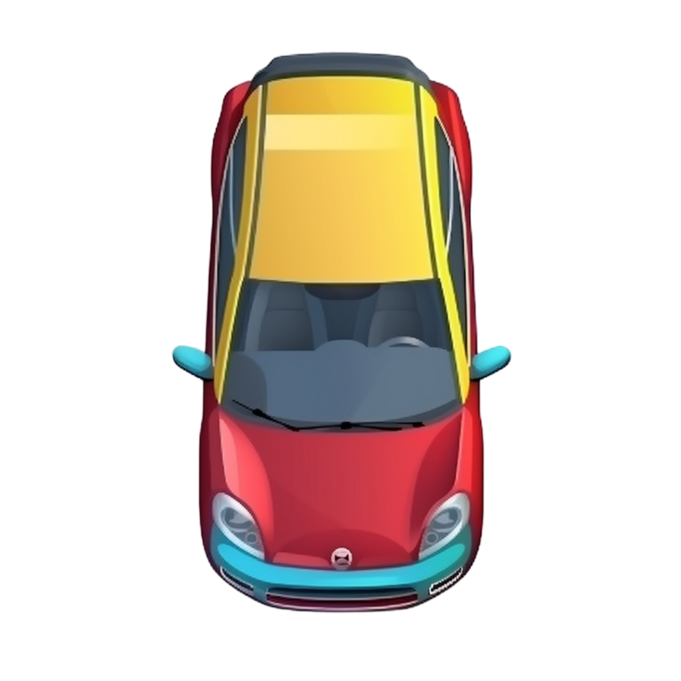 Cartoon Hatchback Car png