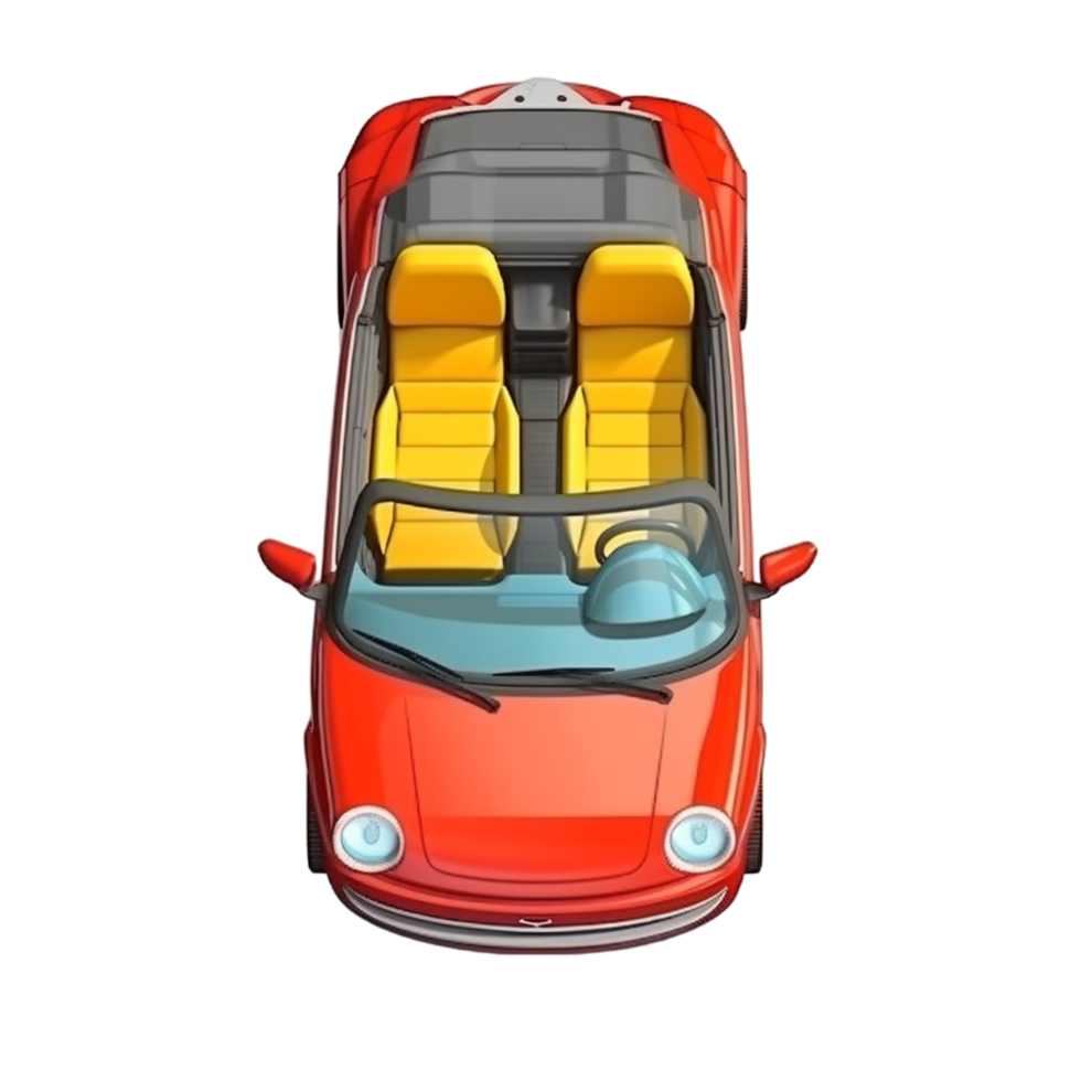 Cartoon Car cabriolet png