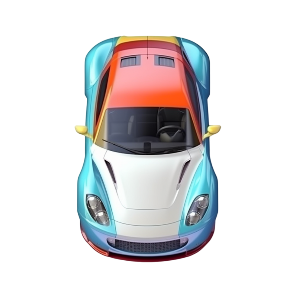 Cartoon Hybrid Car png