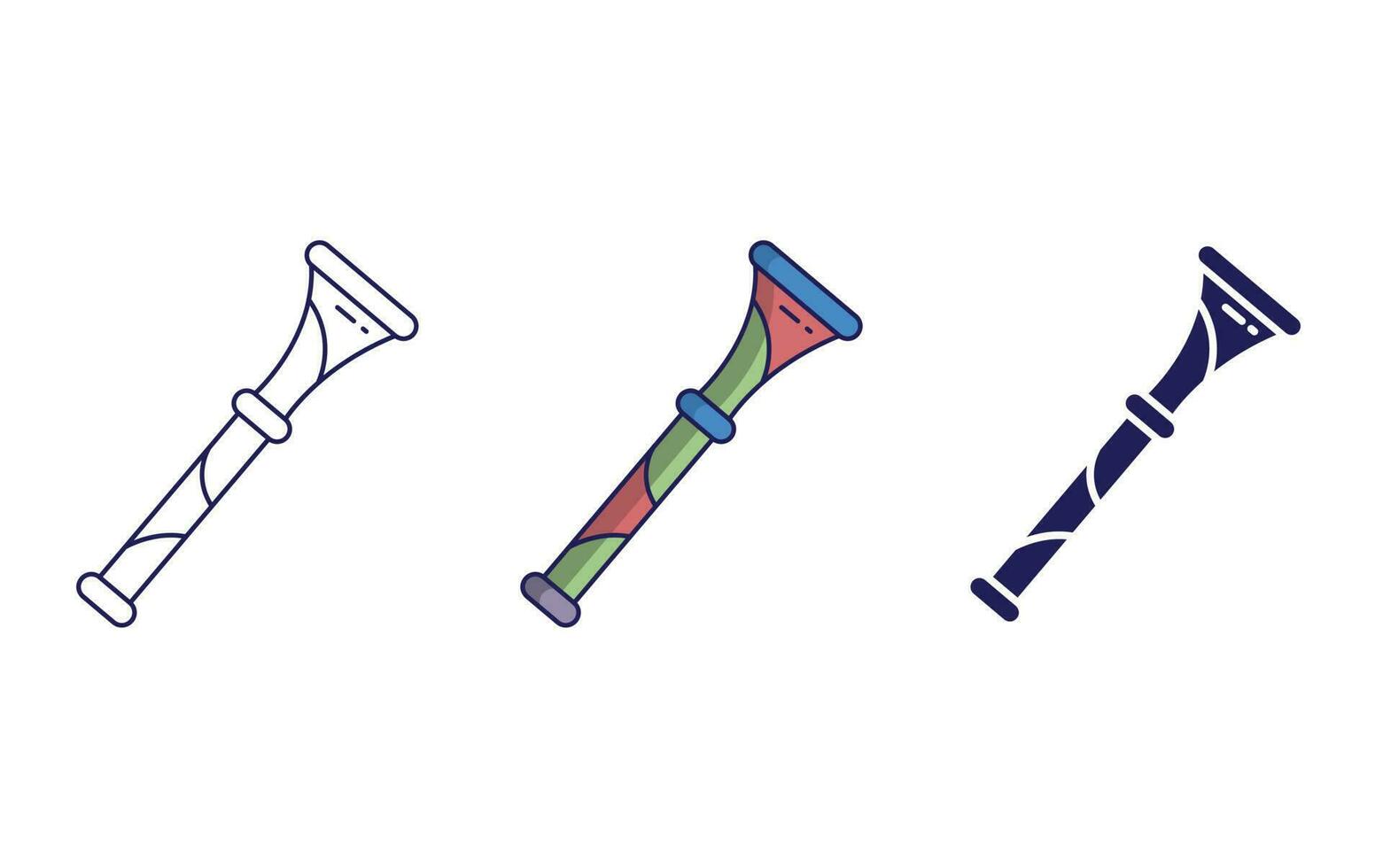 vuvuzela vector icono