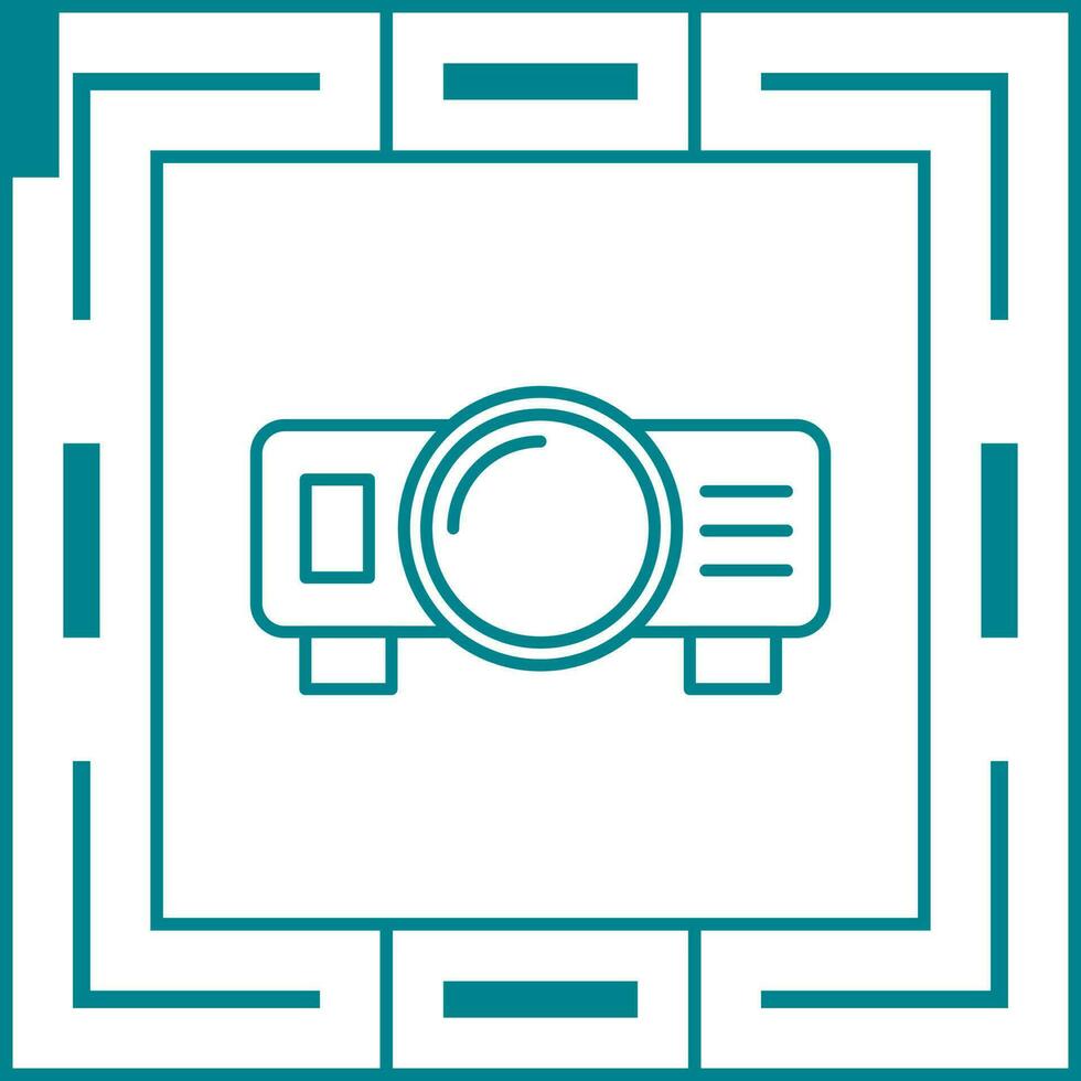 icono de vector de proyector