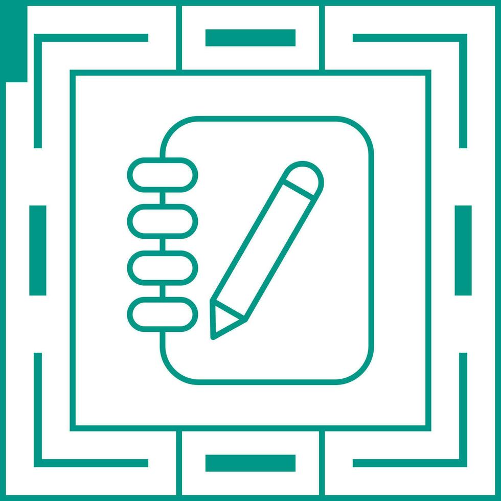 Notebook Vector Icon