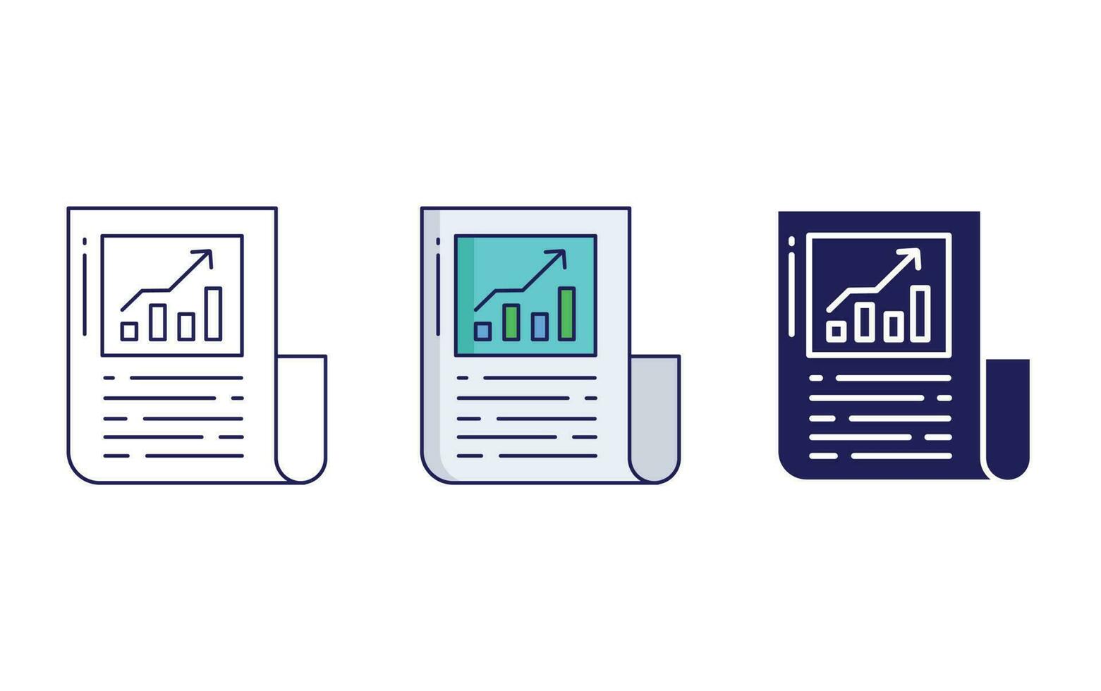 Newspaper vector icon