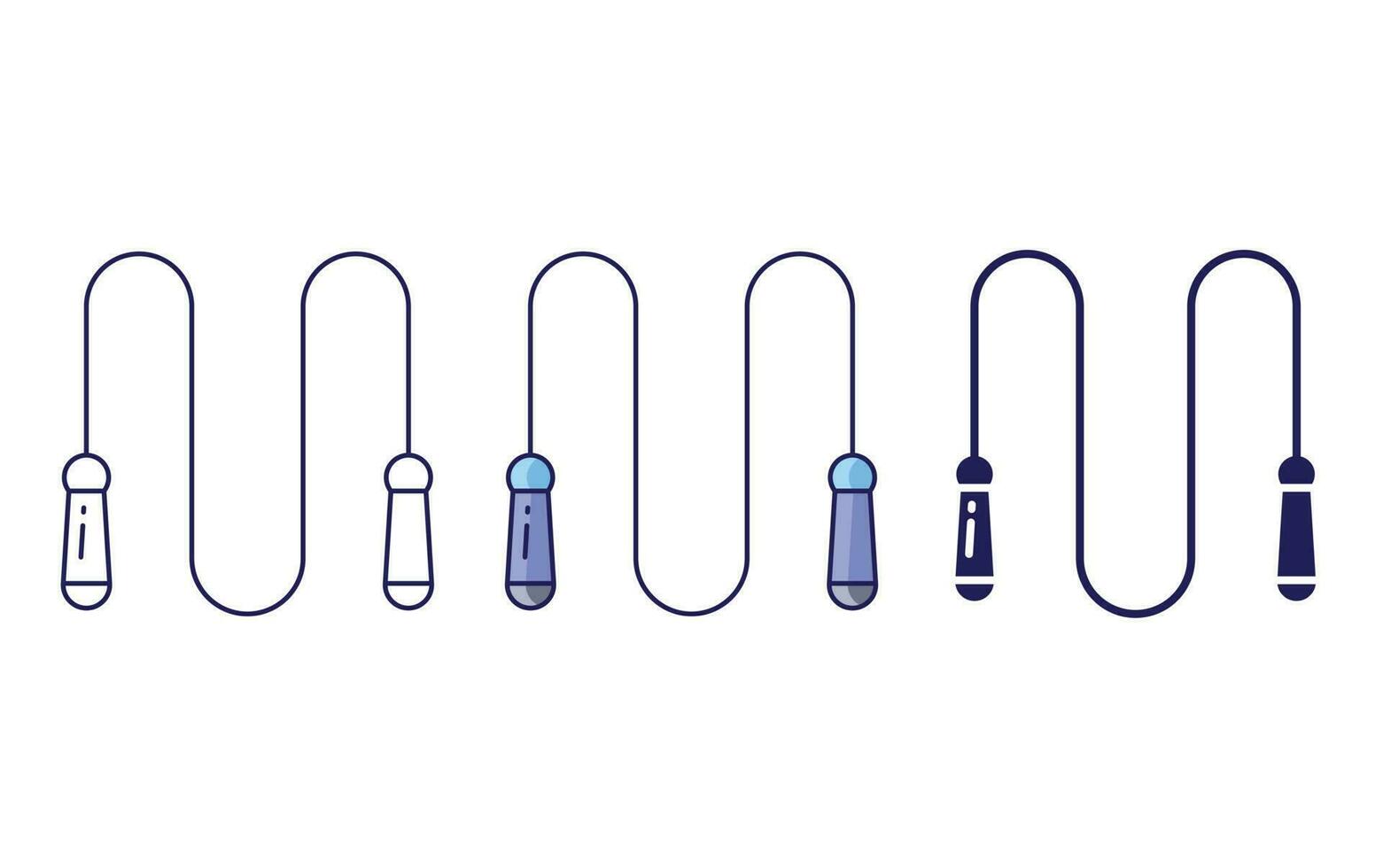 Jumping Rope vector icon