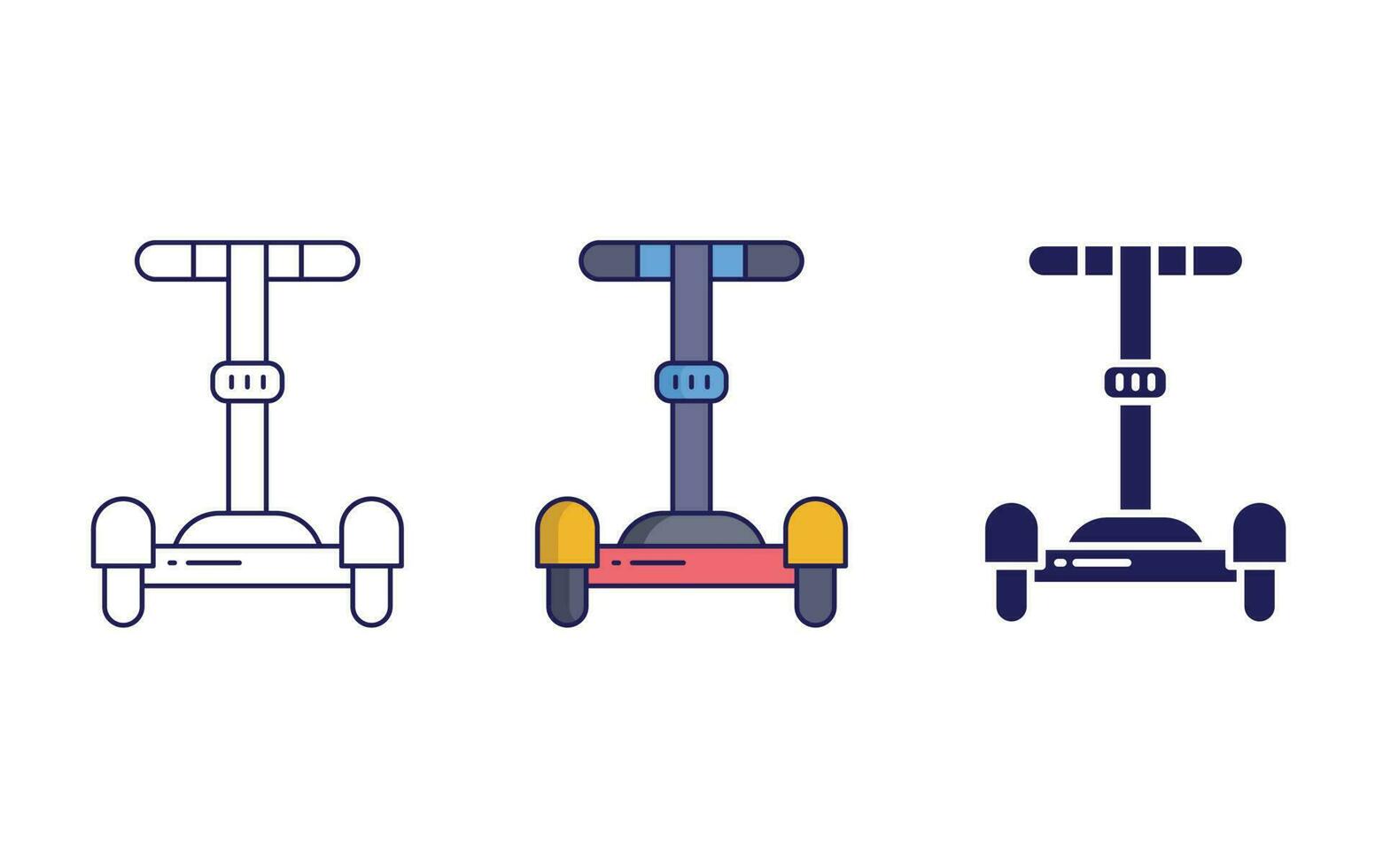 segway vector icono