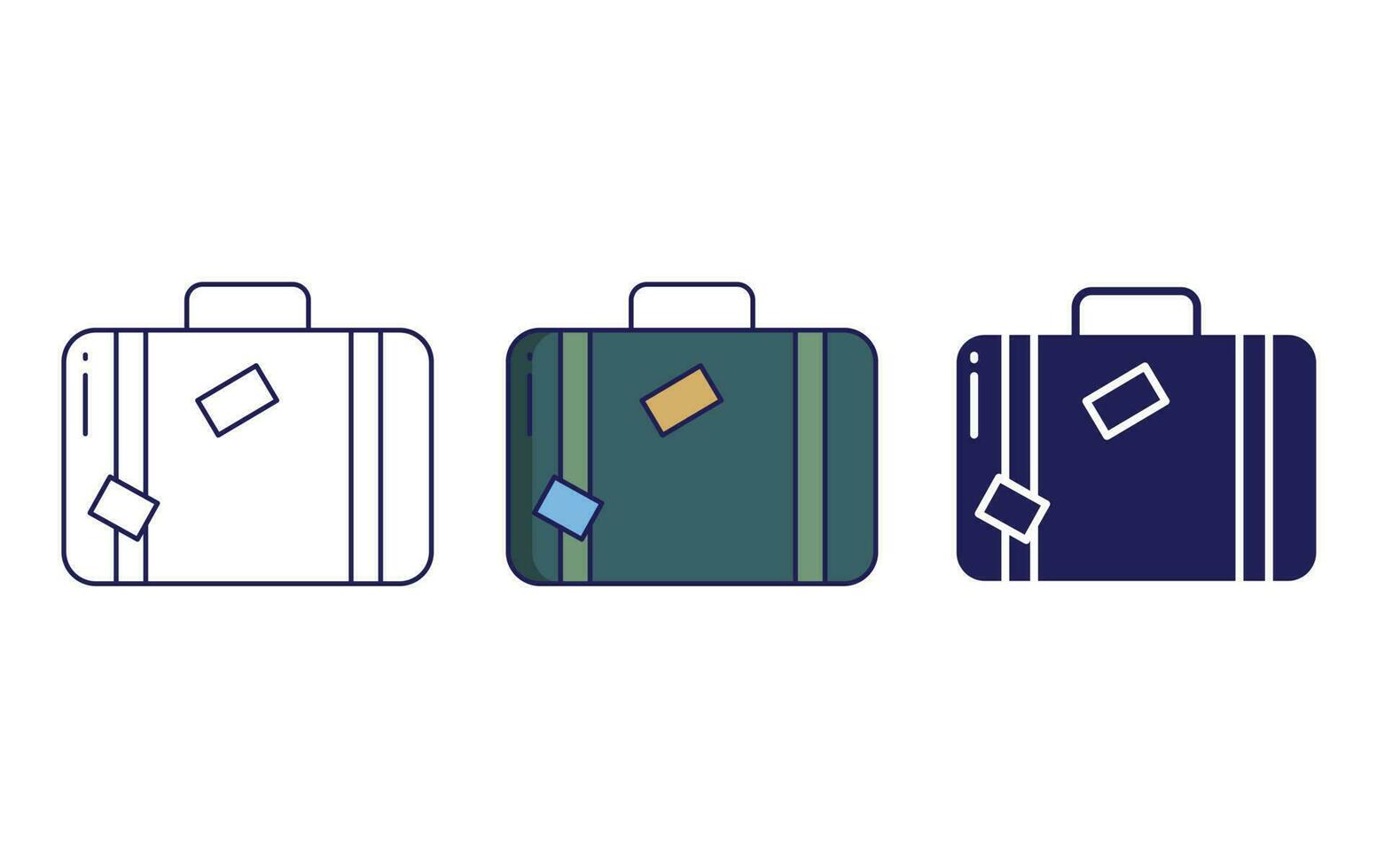 Suitcase vector icon