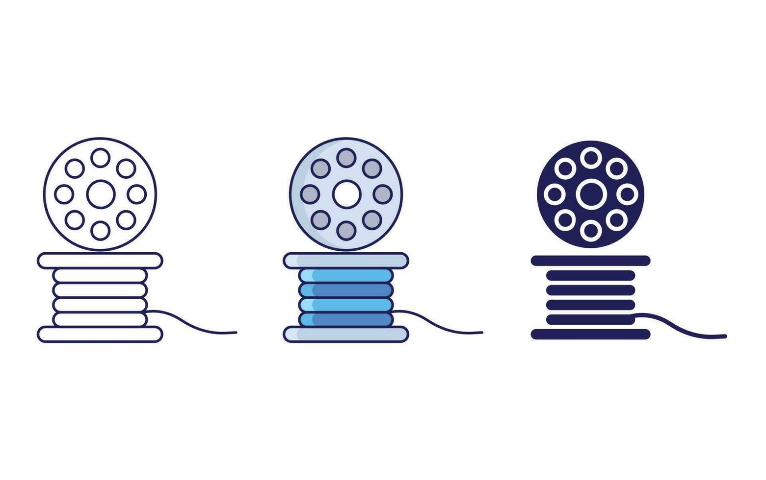 Fishing Reel vector icon