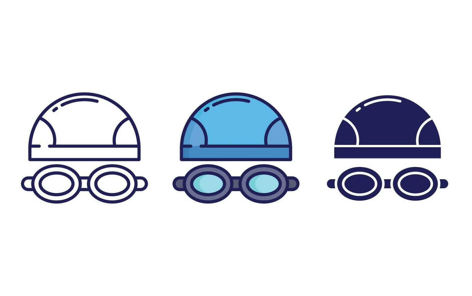 Swimming vector icon