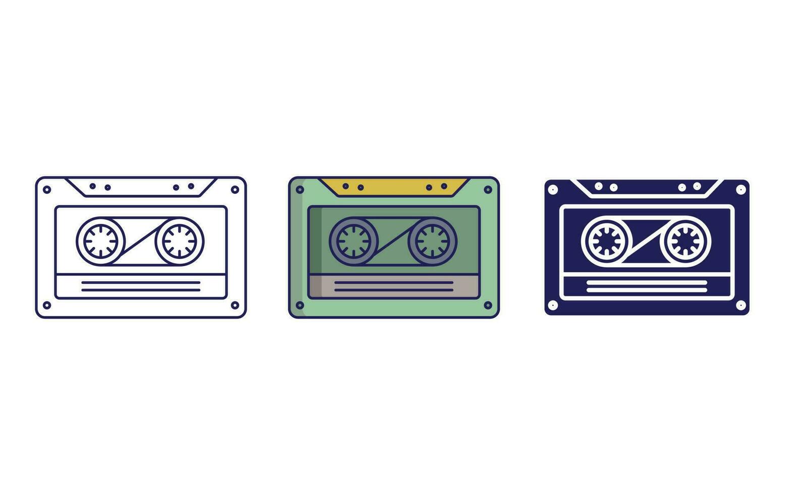 cassette vector icon