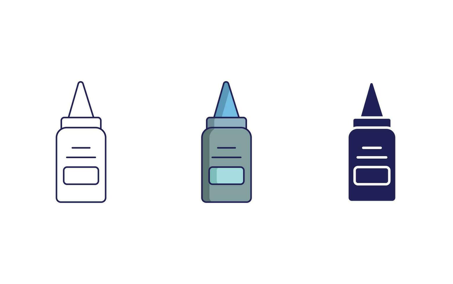 Outline Solution vector icon