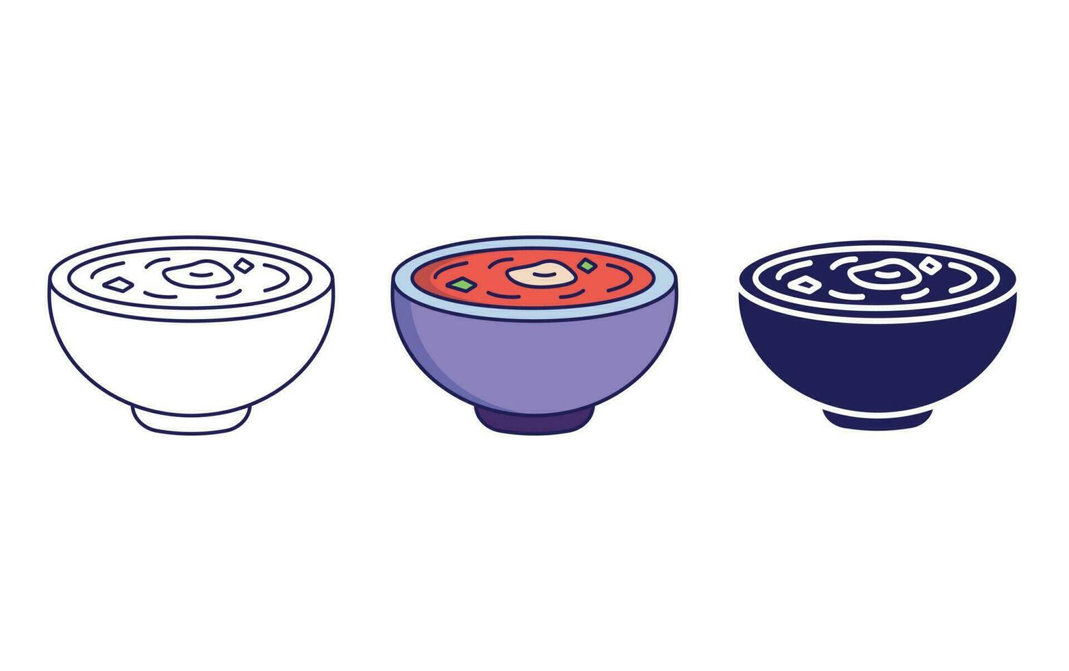 Borscht vector icon