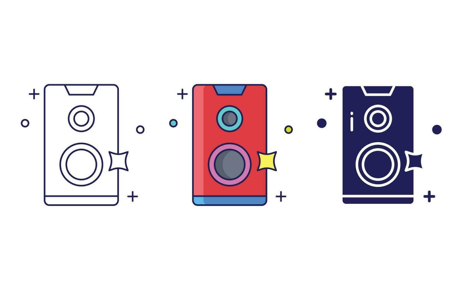 Speaker Box vector icon