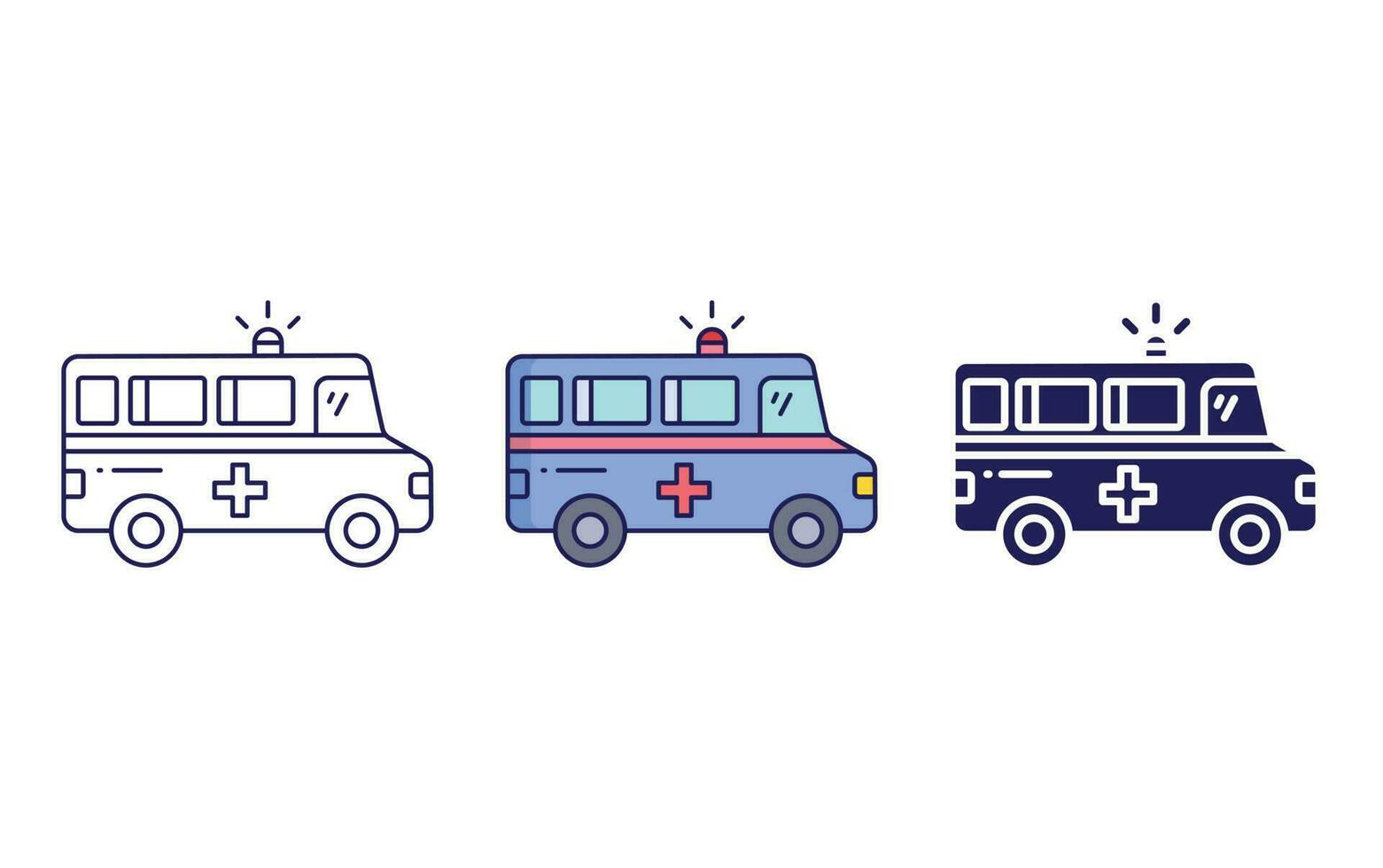 Ambulance vector icon