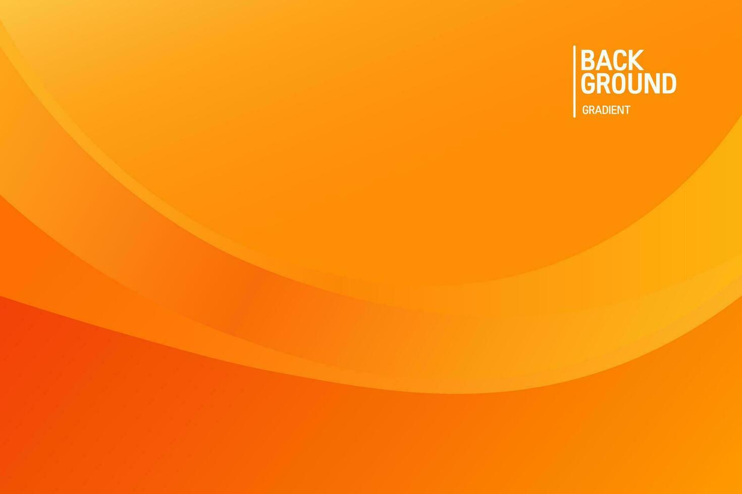 Colorful orange gradient background. Fluid banner template vector illustration. Abstract background