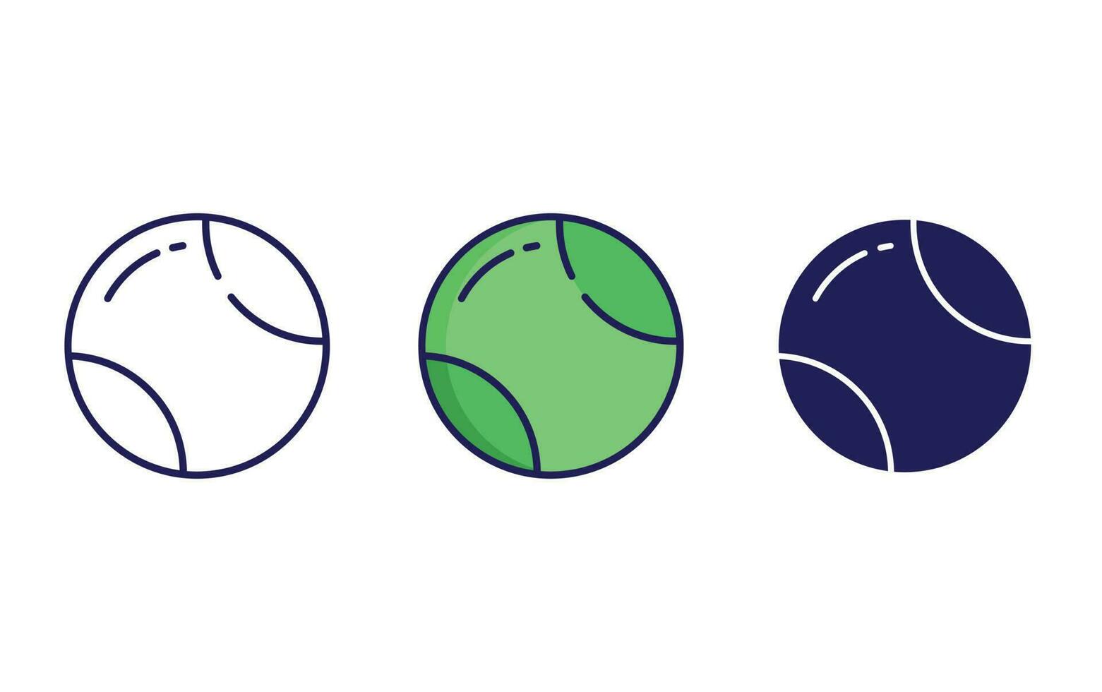 Tennis Ball vector icon