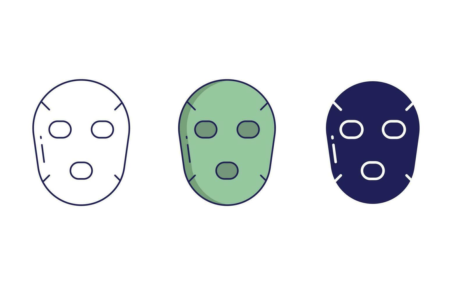Facial Mask vector icon