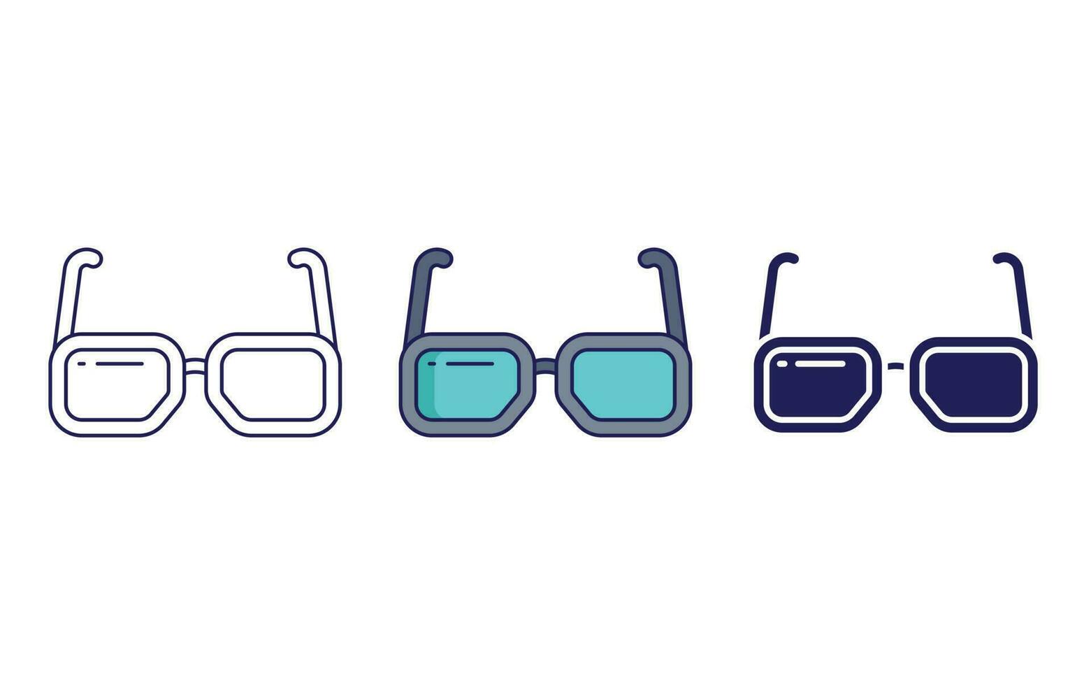Eye Glasses vector icon