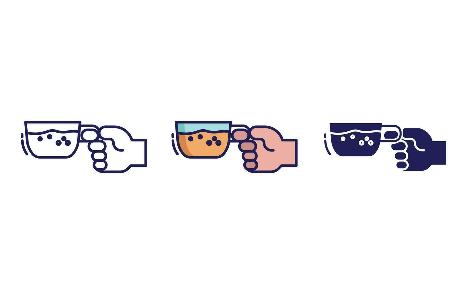 tea set vector icon