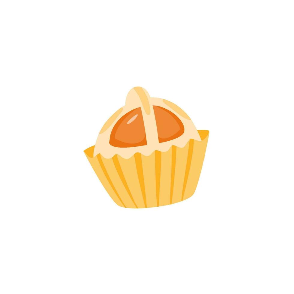 nastar cookies snack eid mubarak vector