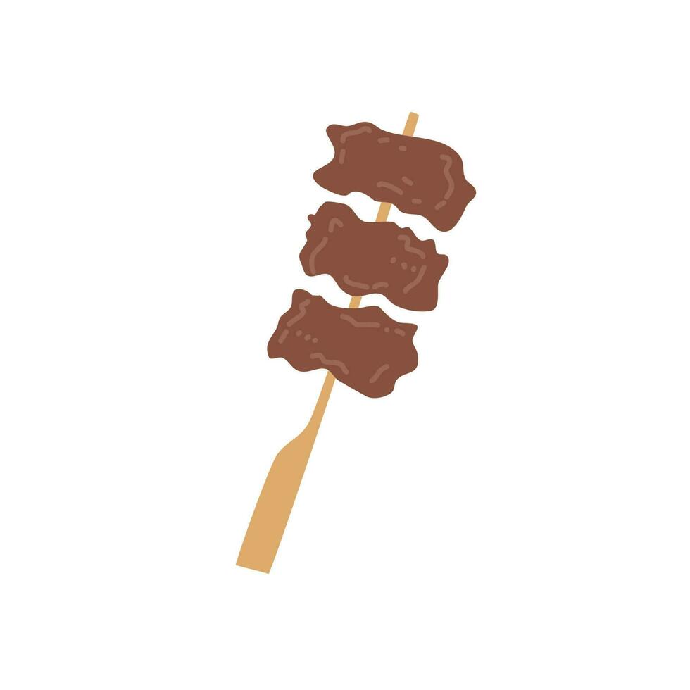 yakitori japanese food vector