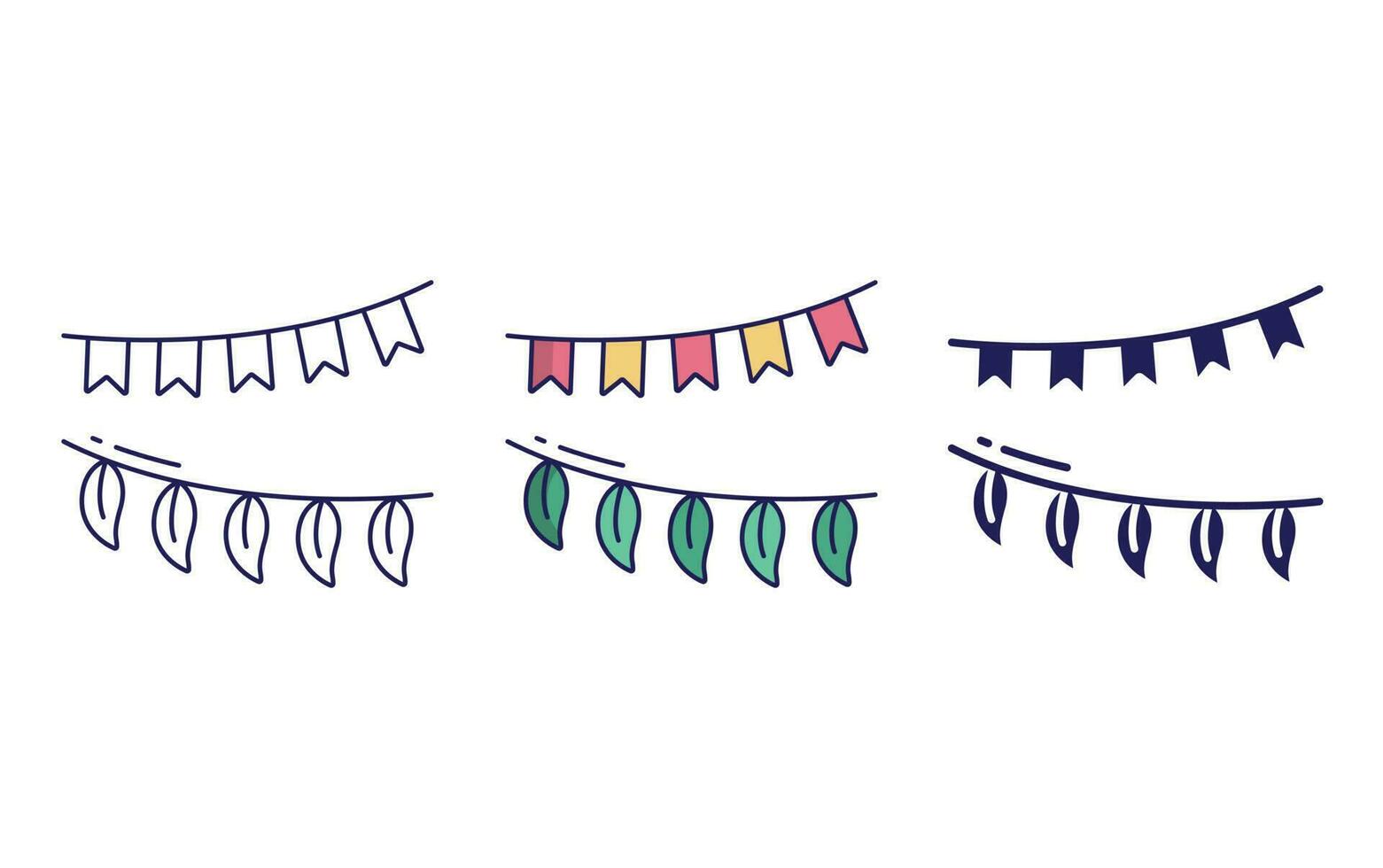 leaf Decoration vector icon