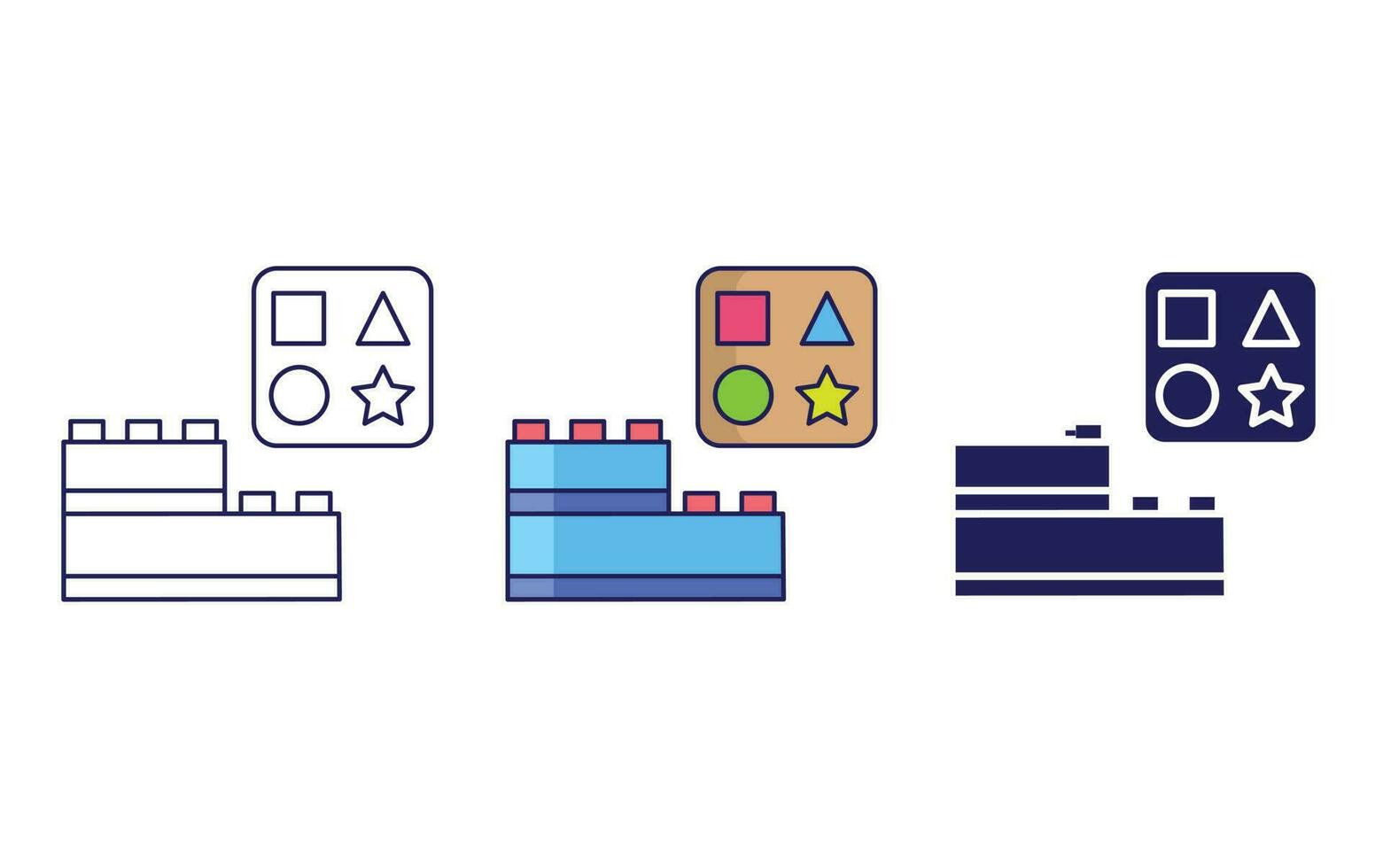 Lego Toys vector icon