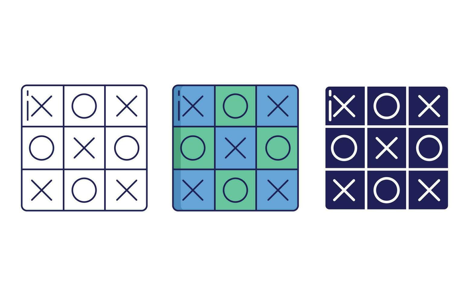 Tic Tac Toe vector icon