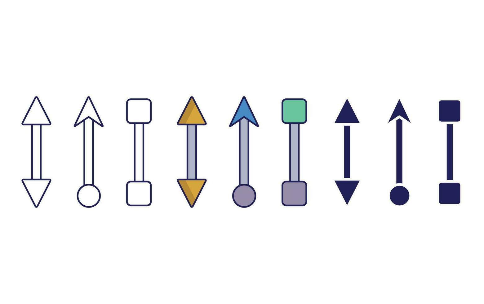 Outline Studs vector icon