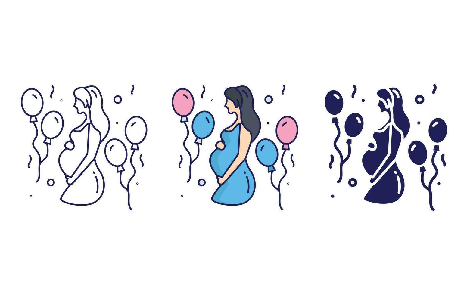 Baby Shower vector icon