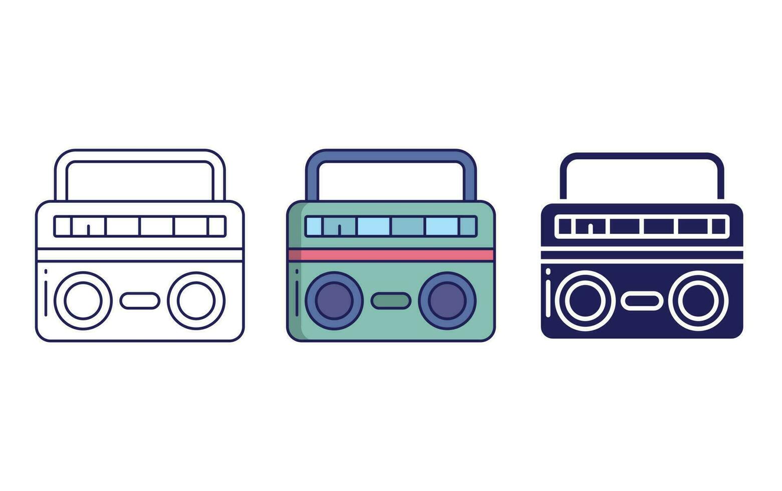 boombox vector icon