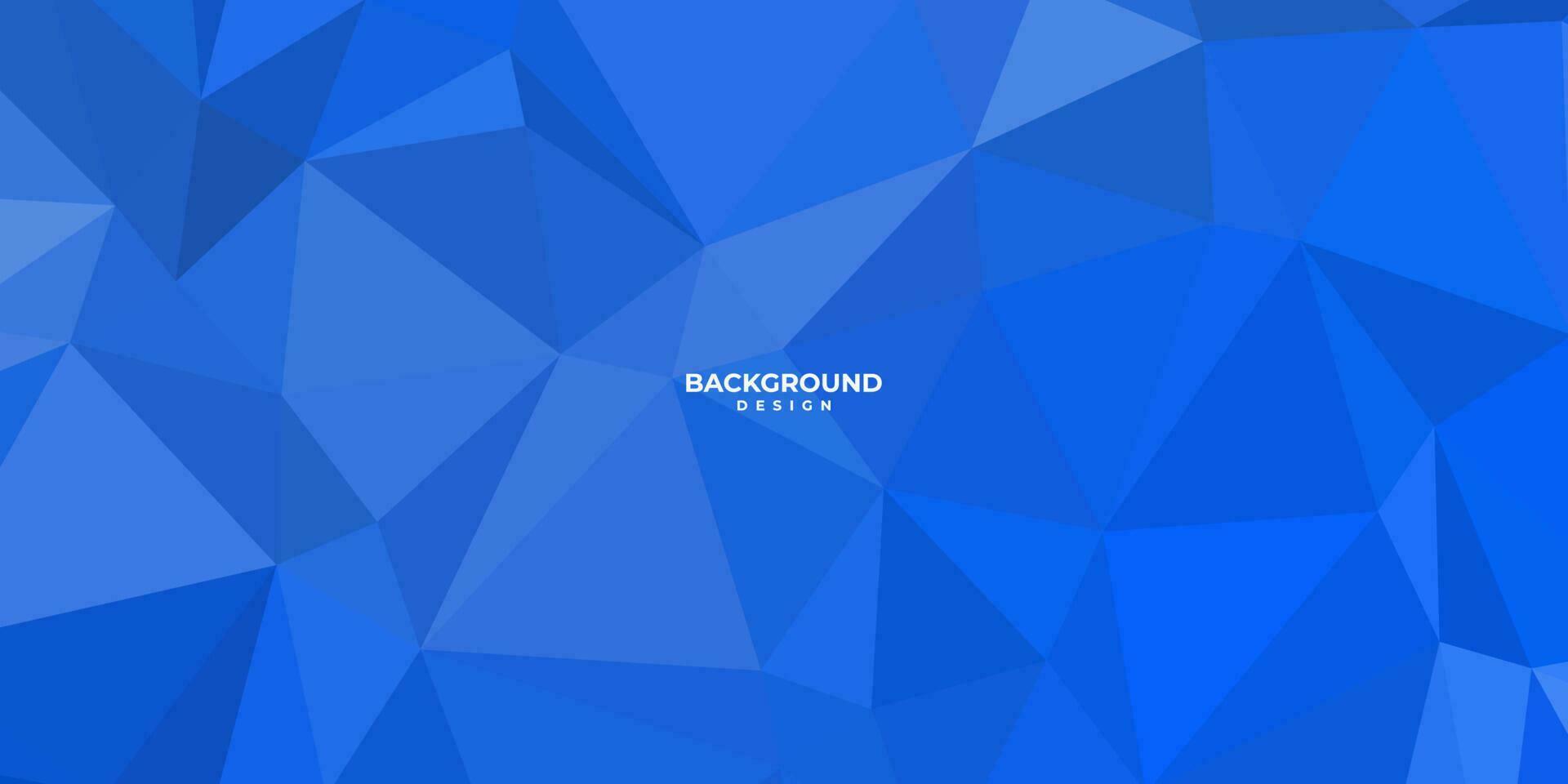 abstract blue geometric background with lowpoly design. vector illustration.