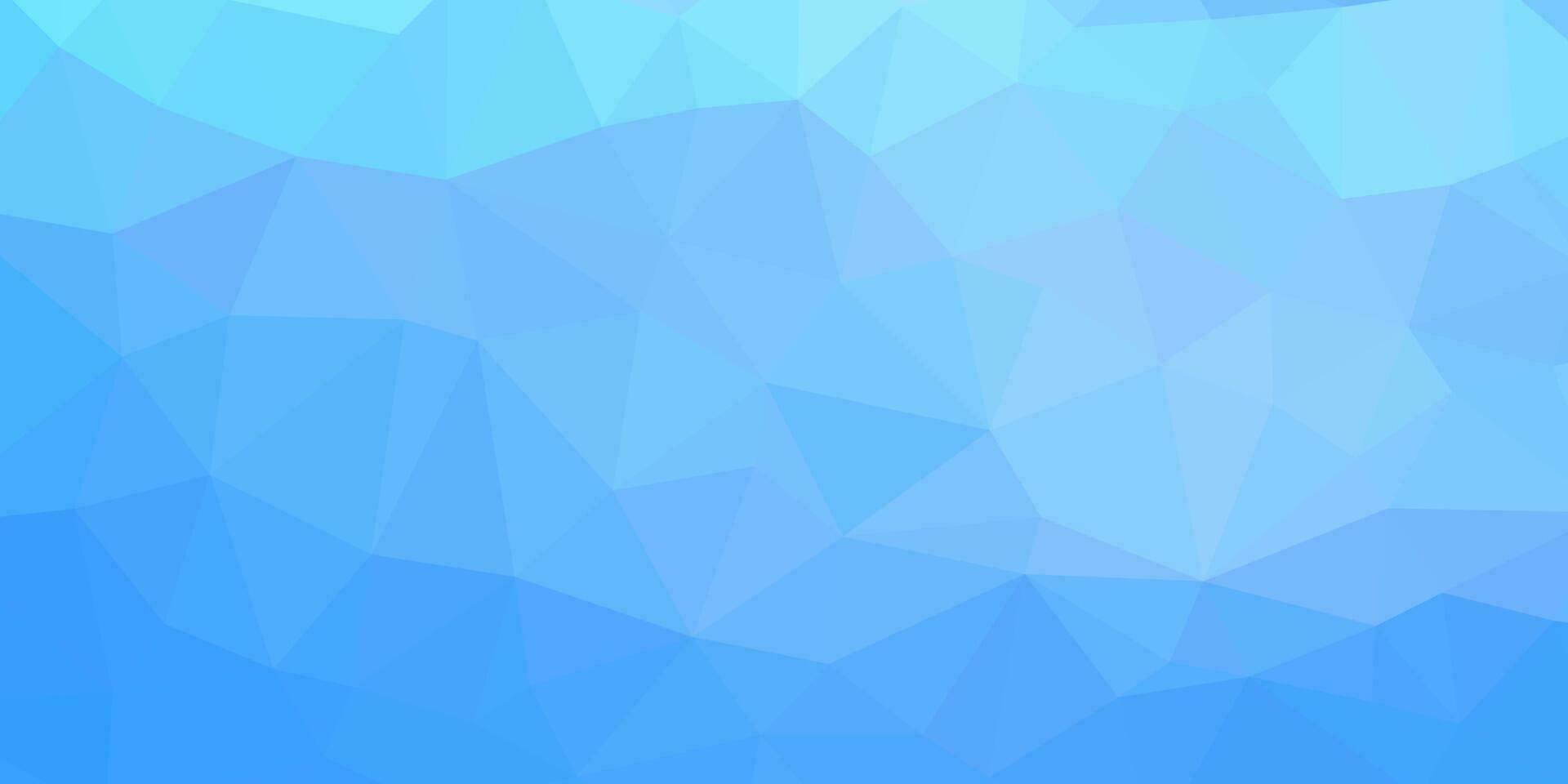 abstract bright blue colorful background with triangles vector illustration