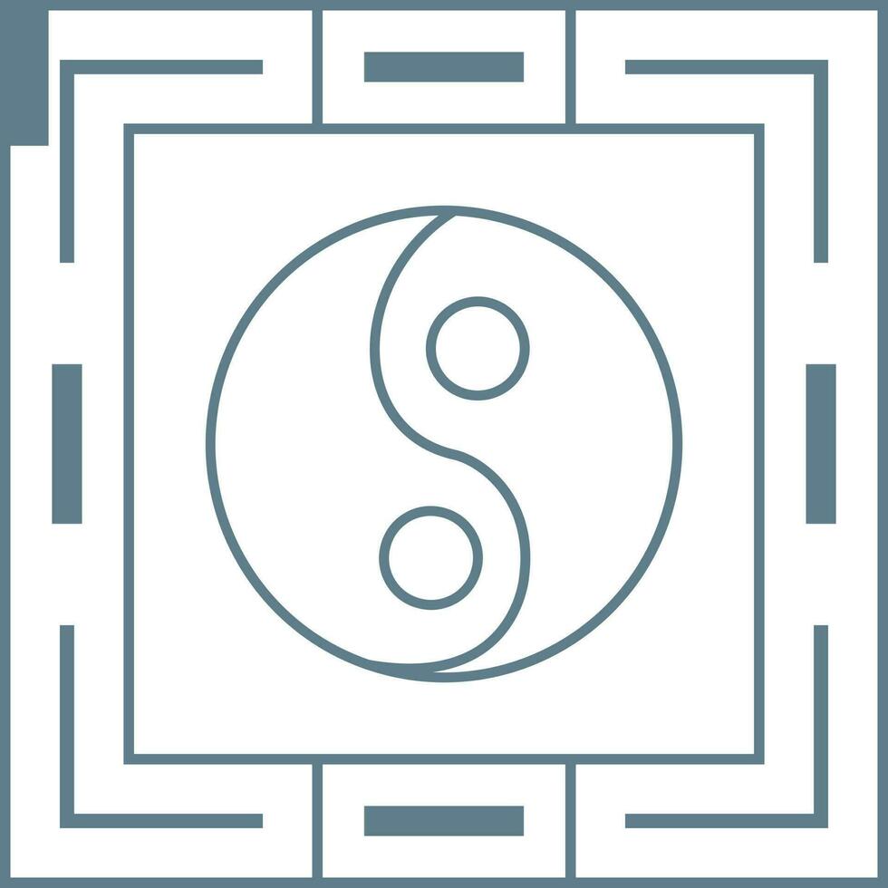 Yin Yang Vector Icon