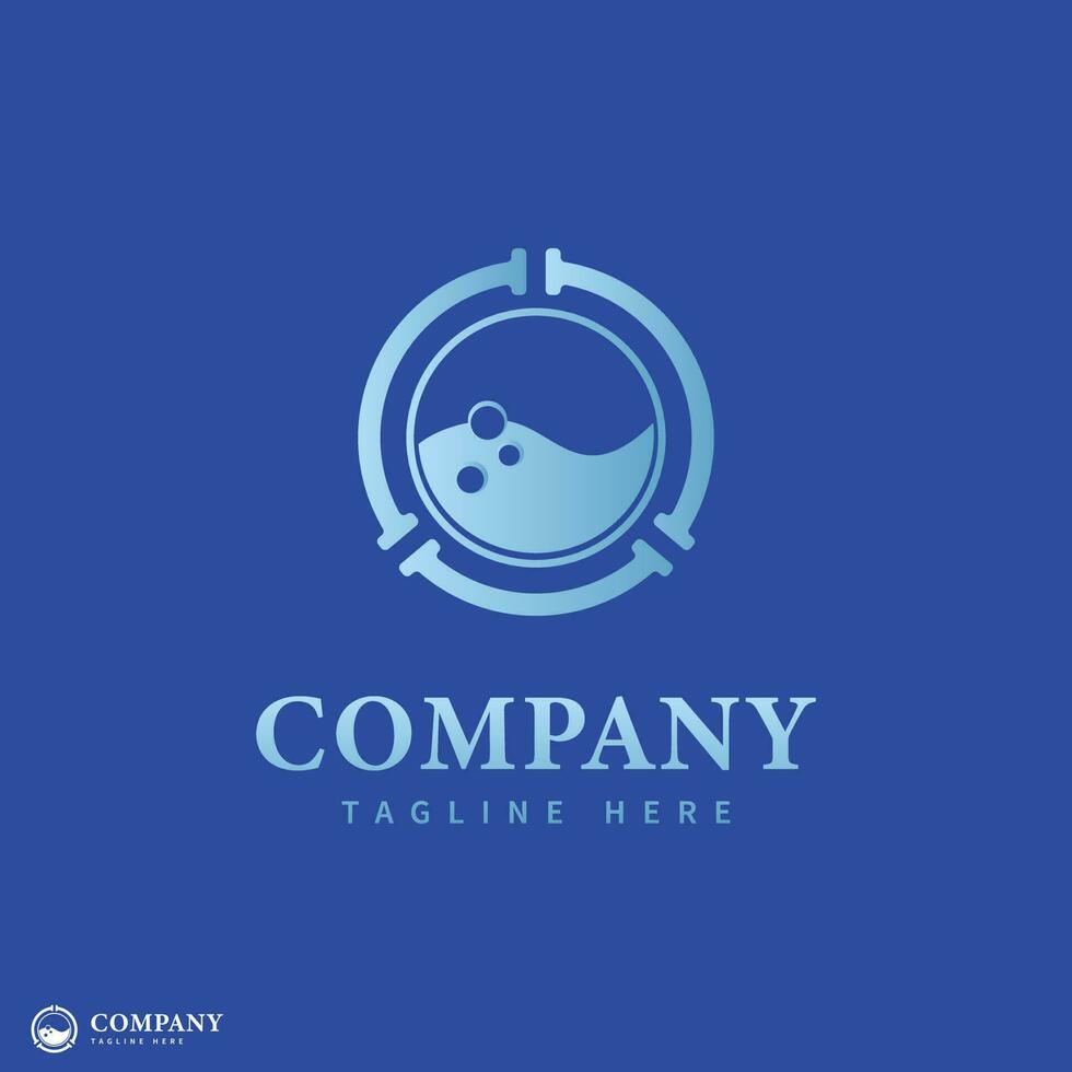 Plumbing logo logo template, plumbing and water logo. vector