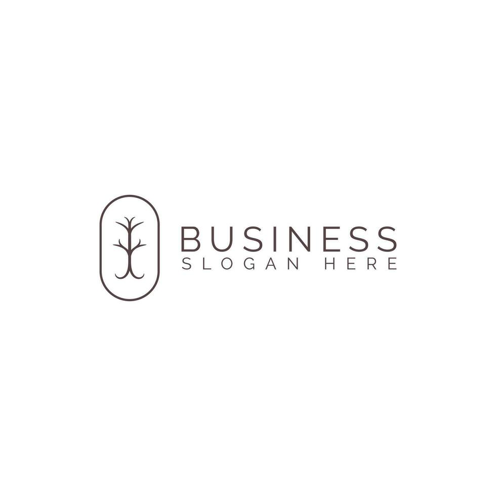 premium branch sign logo design vector illustration. outline growth logo vector design. simple organic branch logo design vector concept with minimalist, mature and elegant styles isolated white