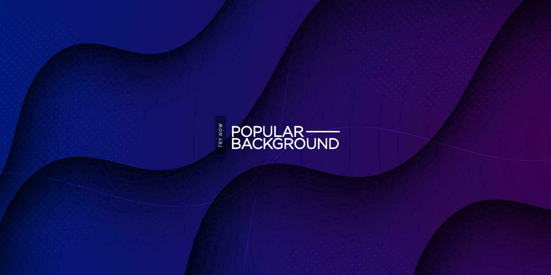 Modern Simple Abstract Dark Background with Purple Color Wavy Lines Design. Eps10 Vector Template