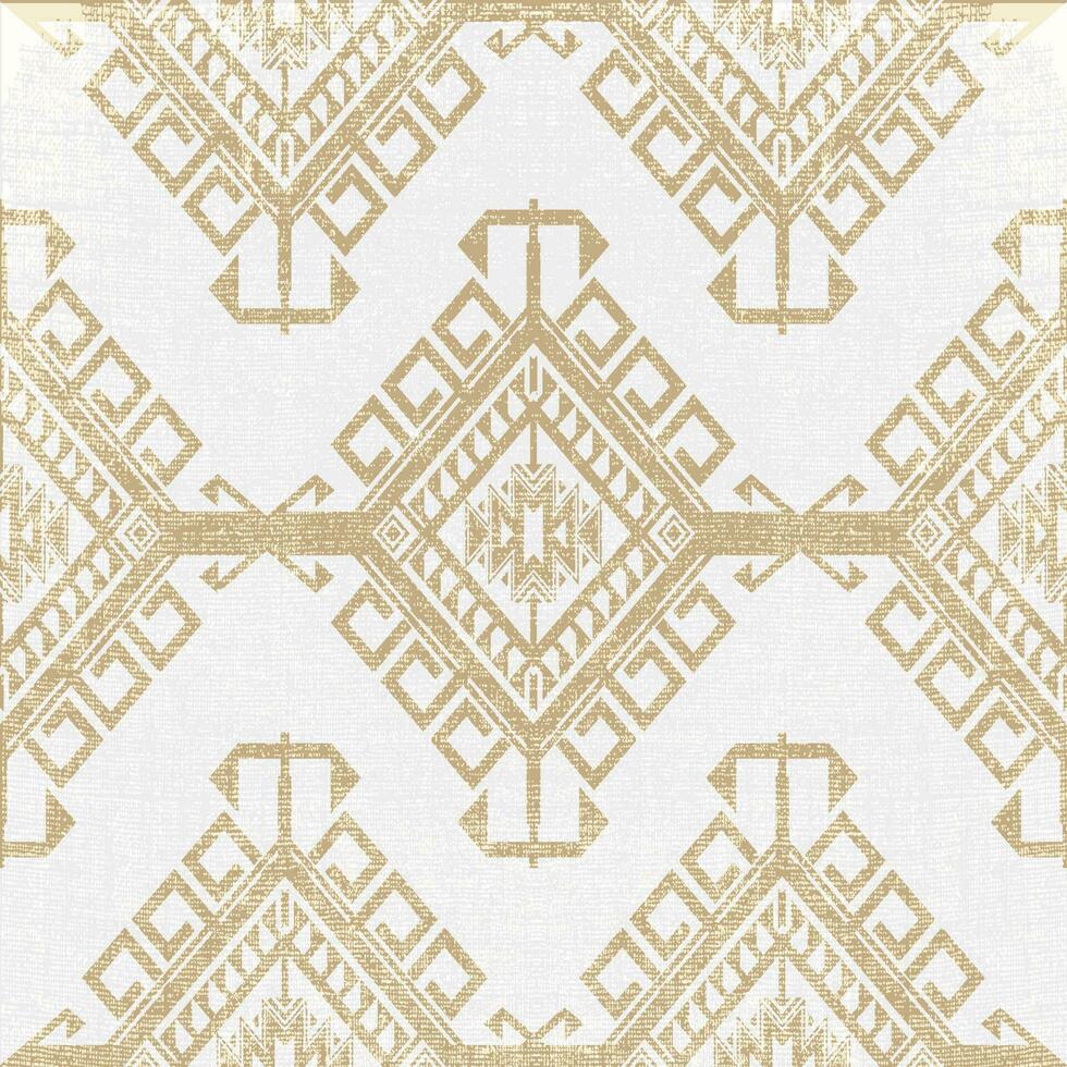 Ethnic Aztec abstract ikat art. Seamless motif triangle chevron pattern in tribal, Navajo folk embroidery, and Mexican style. geometric art ornament print.Design for carpet, wallpaper, textile vector