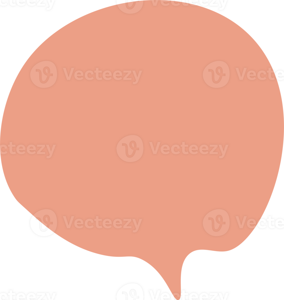 pastel speech bubble on transparent background . chat box or chat  square and doodle message or communication icon Cloud speaking for comics and minimal message dialog png