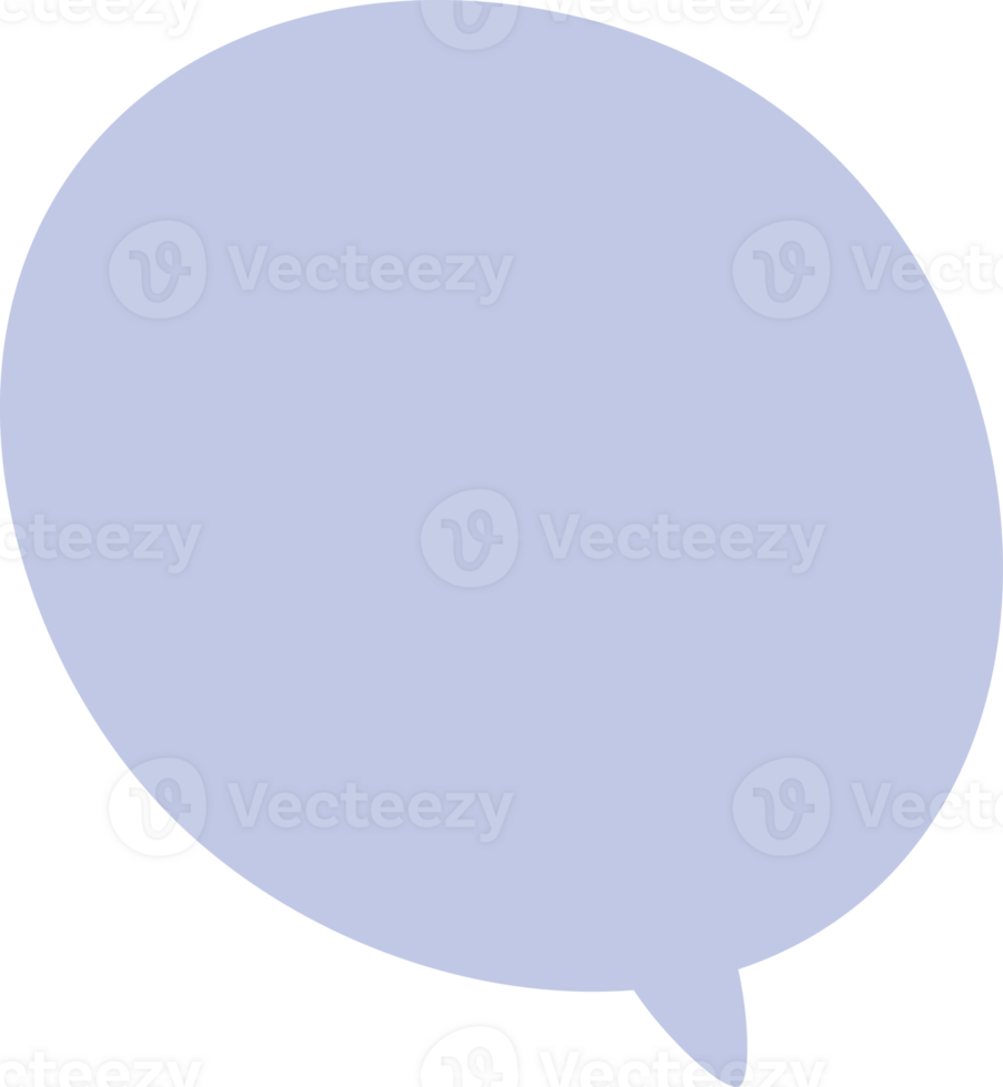 pastel speech bubble on transparent background . chat box or chat  square and doodle message or communication icon Cloud speaking for comics and minimal message dialog png