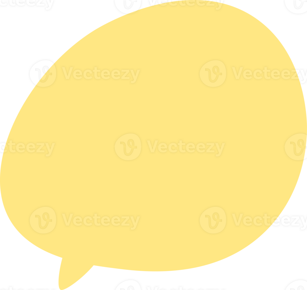 pastel speech bubble on transparent background . chat box or chat  square and doodle message or communication icon Cloud speaking for comics and minimal message dialog png