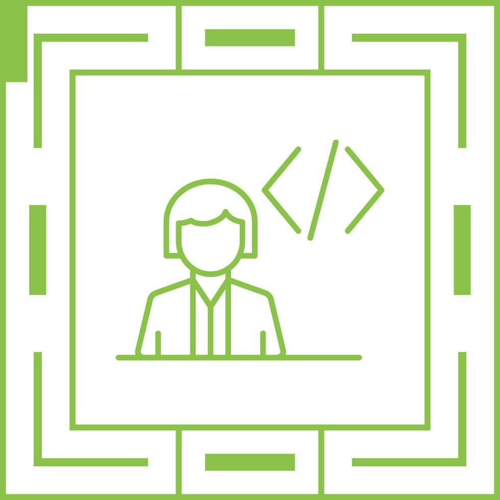 Programmer Vector Icon